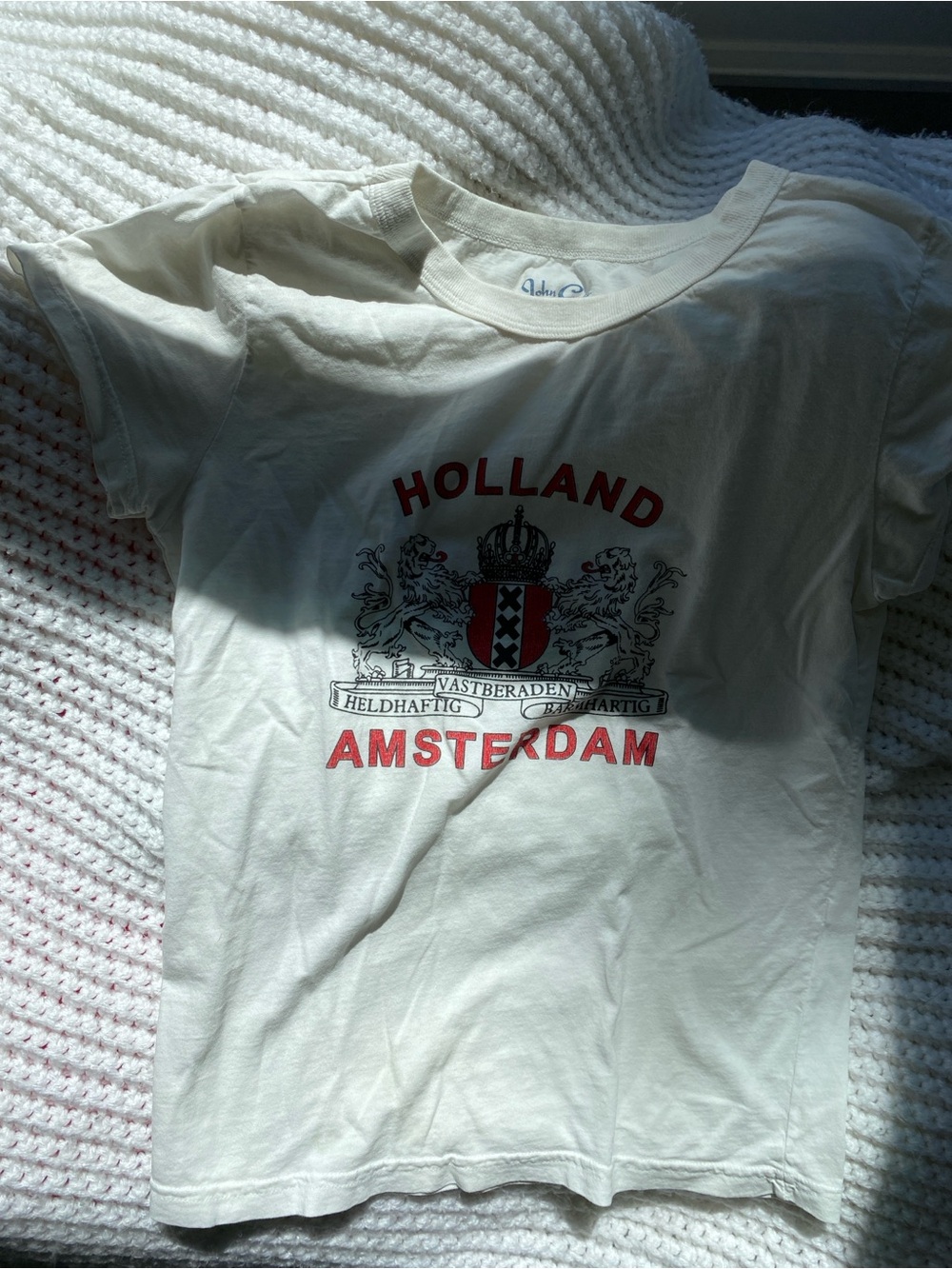 Brandy Melville Amsterdam baby tee